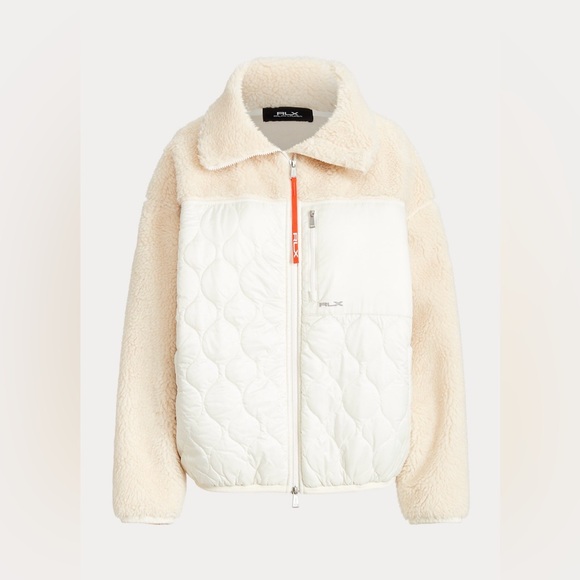 RLX Ralph Lauren Hybrid High-Pile & Ripstop-Panel Jacket size L Retail$498 NWT
